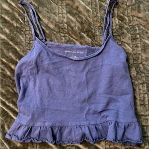 American Eagle Outfitters Women's Blue Top